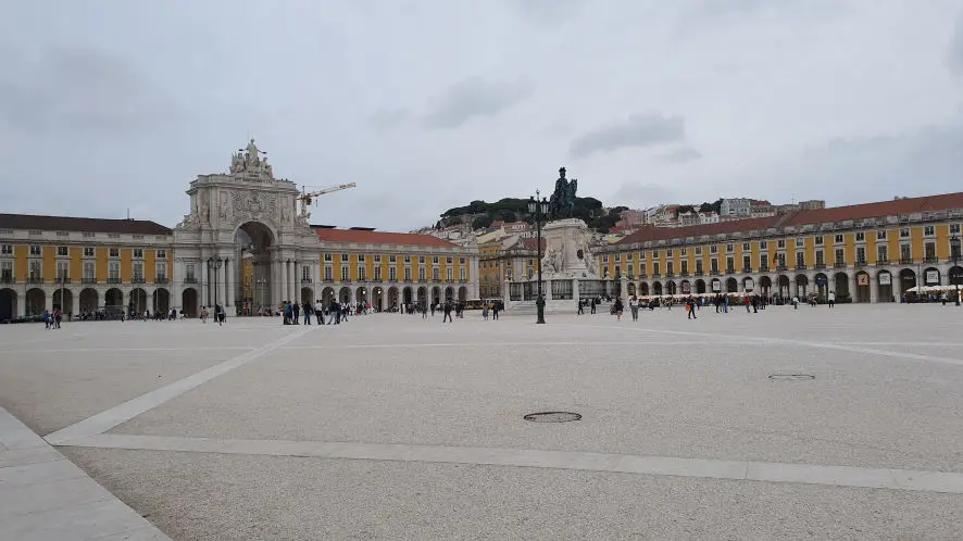 Paradeplatz im Zentrum von Lissabon