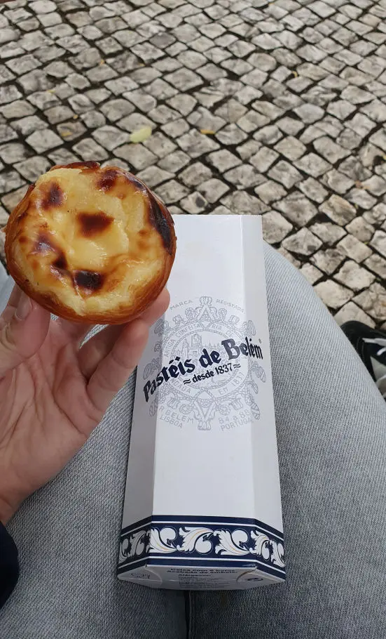 Pasteis ausgepackt