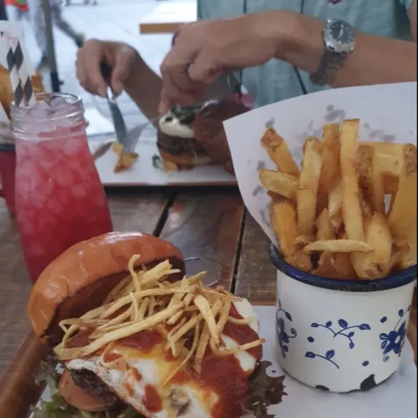 Burger aus dem Ökorestaurant