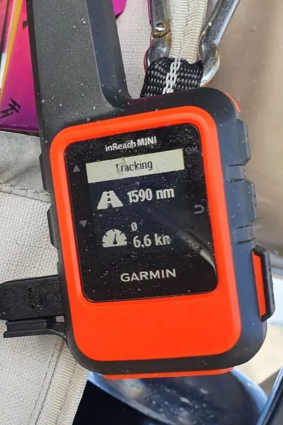 Garmin mit Streckenstatistik