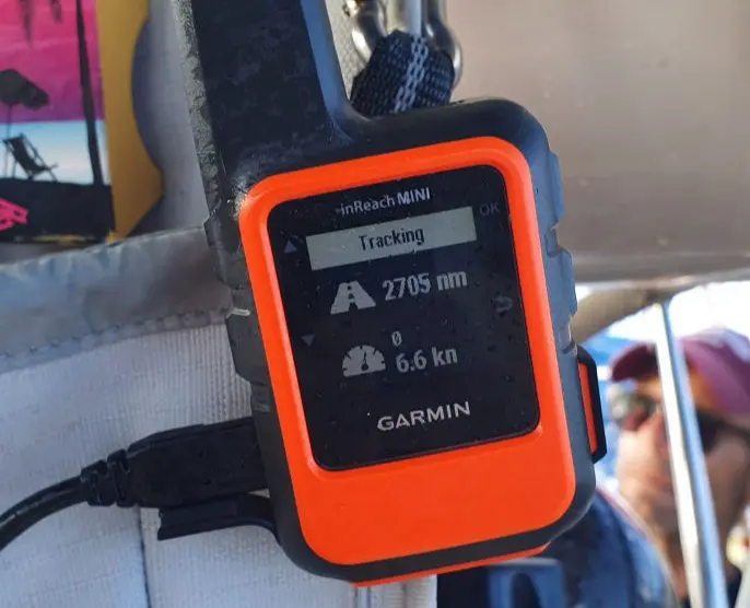 Garmin Inreach am 20. Dezember