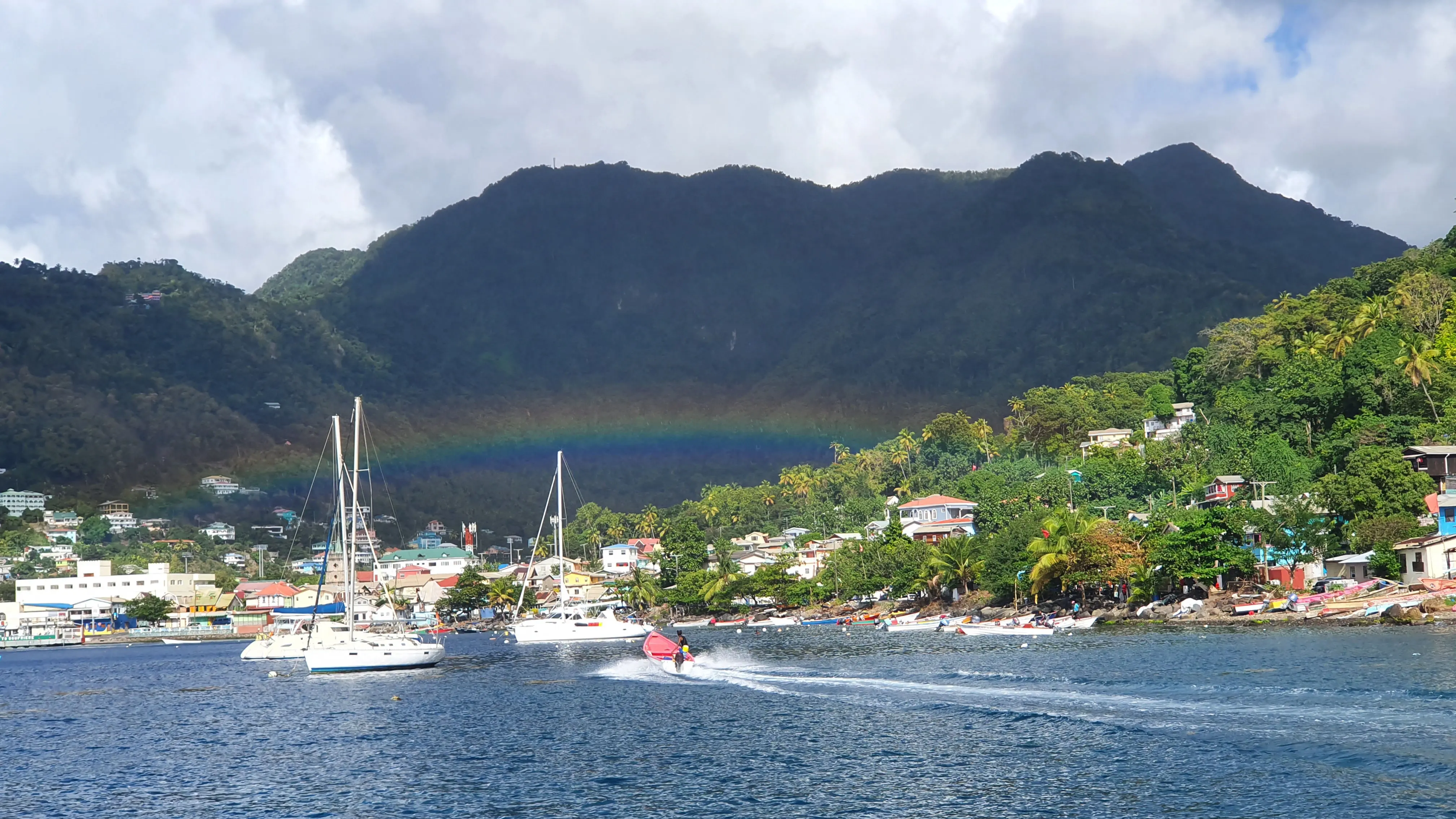 Ankerfeld vor Soufriere