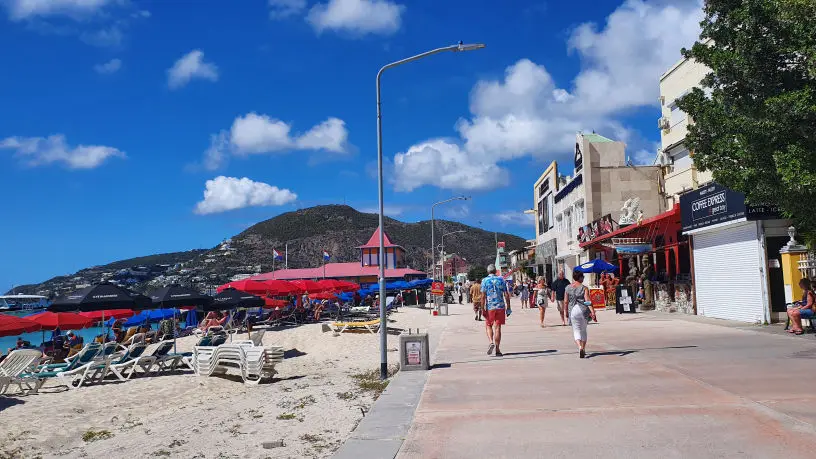 Strandpromenade Philipsburg