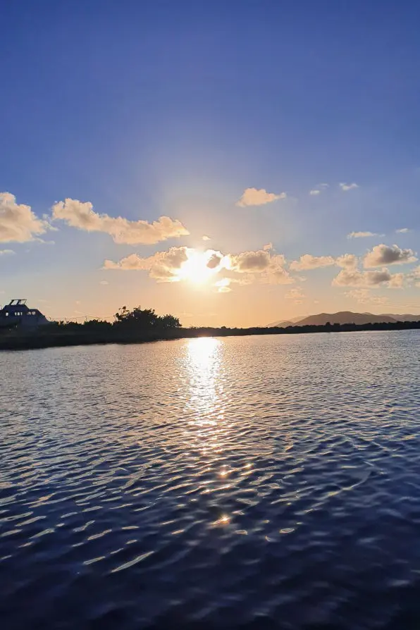 kurz vor Sonnenuntergang