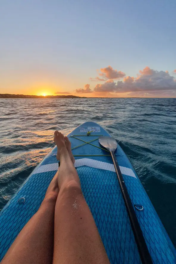 Sonnenaufgang auf SUP