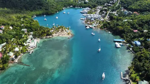 Marigot Bay in Totale