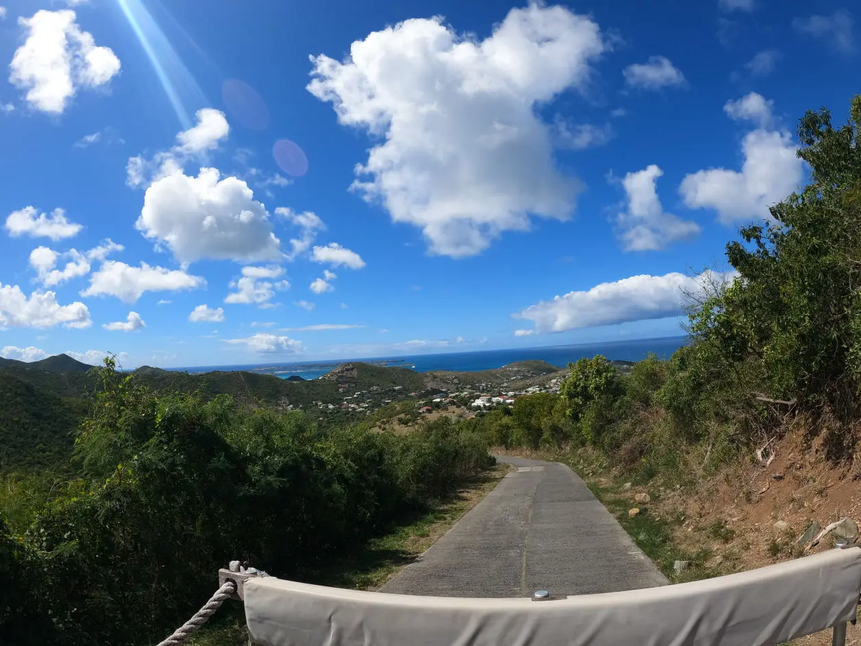 Panorama während der Bergfahrt