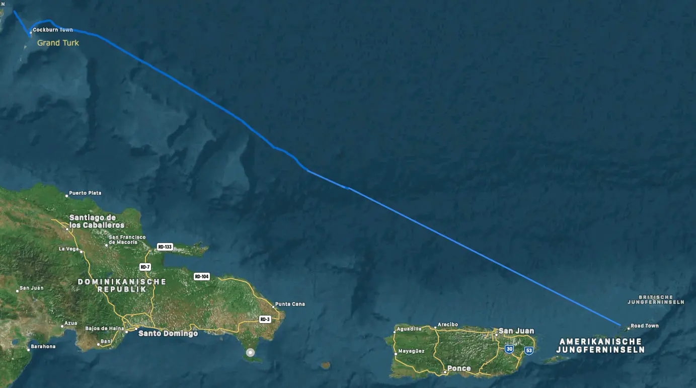 Jost van Dyke nach Grand Turk